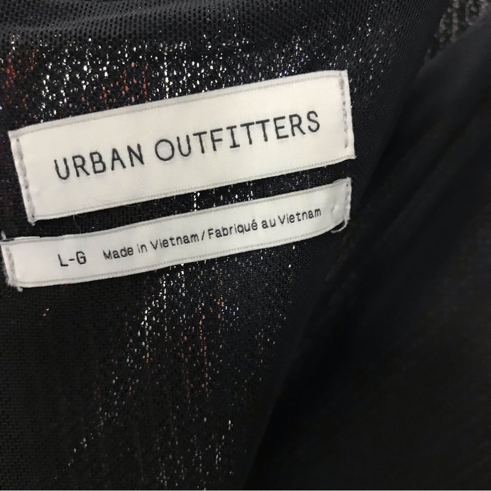 Urban Outfitters Silver Sequins Mini Dress Bodycon Spaghetti Strap - Picture 6 of 8